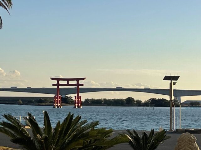 弁天島から見た海の風景写真